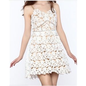 She and Sky Gabby Crochet Dress